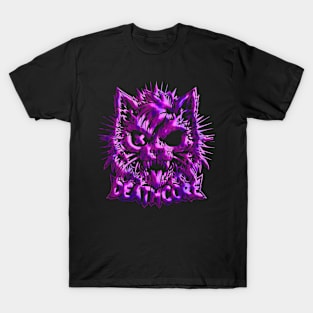 Deathcore Cat | Hardcore Cat | Skater Cat | Drippy Cat T-Shirt